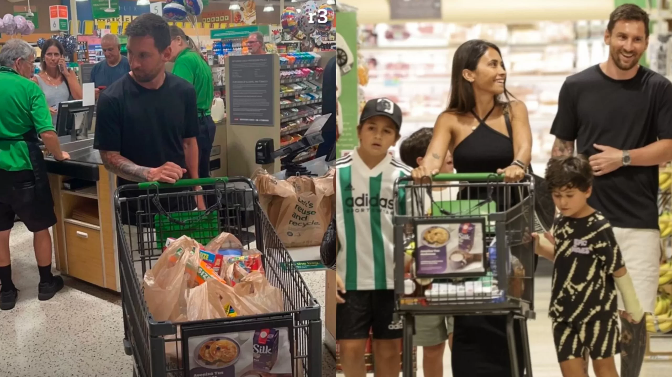 Baru-baru Ini, Lionel Messi, Terekam Sedang Berbelanja Di Sebuah Supermarket Di Miami
