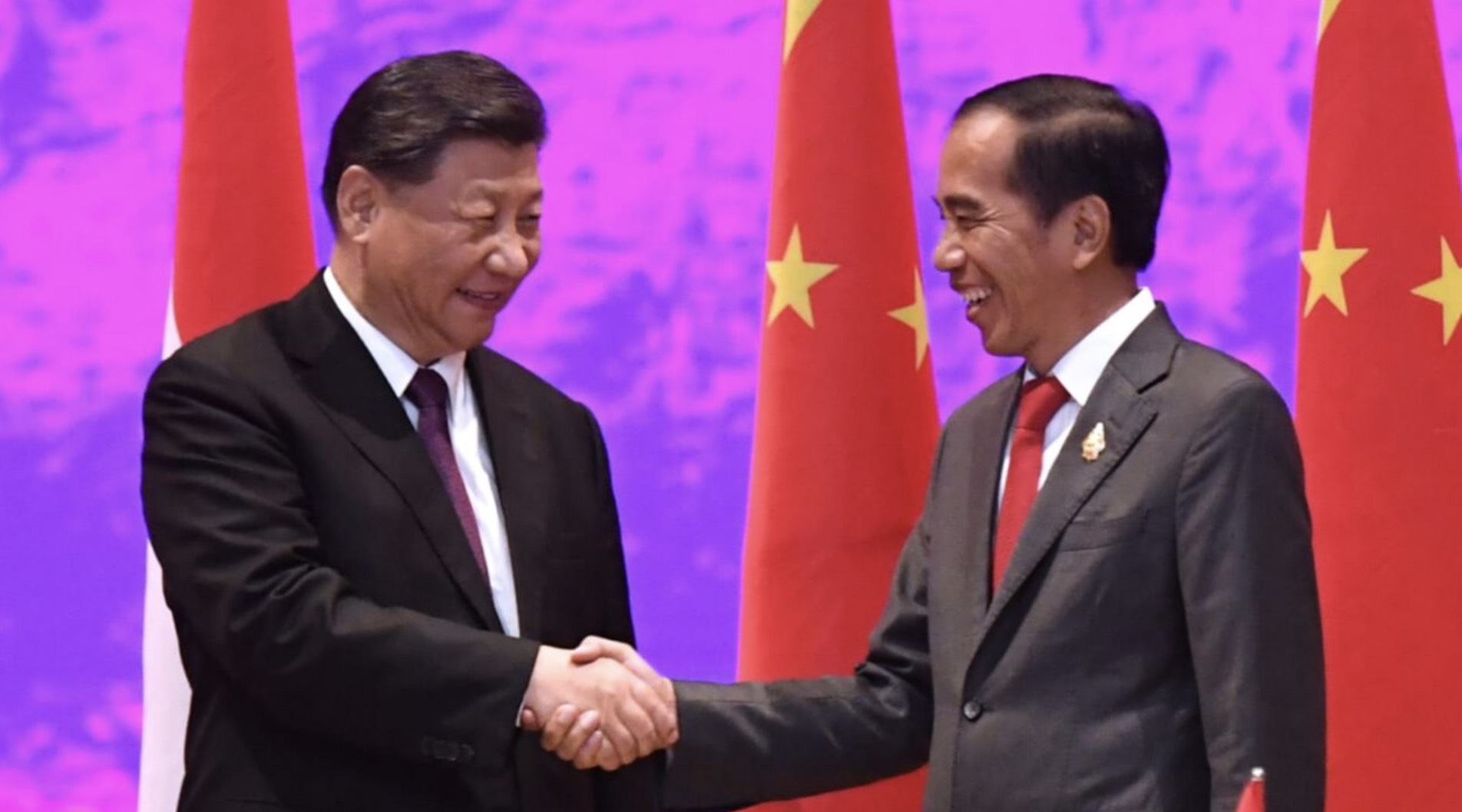 Presiden Joko Widodo Menggelar Pertemuan Bilateral Dengan Presiden China