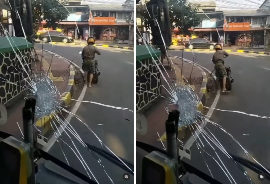 Viral! Penangkapan Pria Lempar Kaca Bus Transjakarta di Jaksel: Tindakan Tegas Pihak Berwenang
