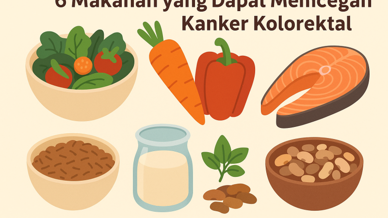6 Makanan Mencegah Kanker Kolorektal