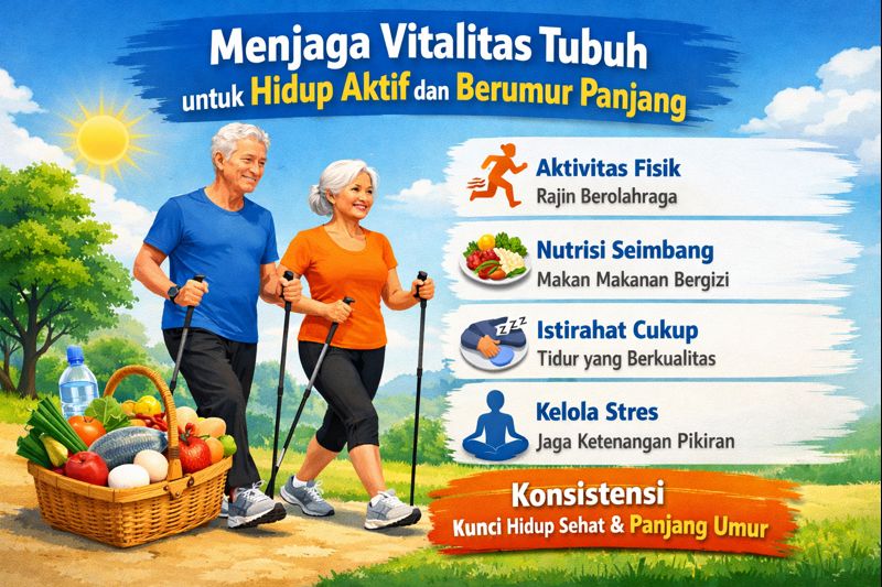 Menjaga Vitalitas Tubuh untuk Hidup Aktif dan Berumur Panjang