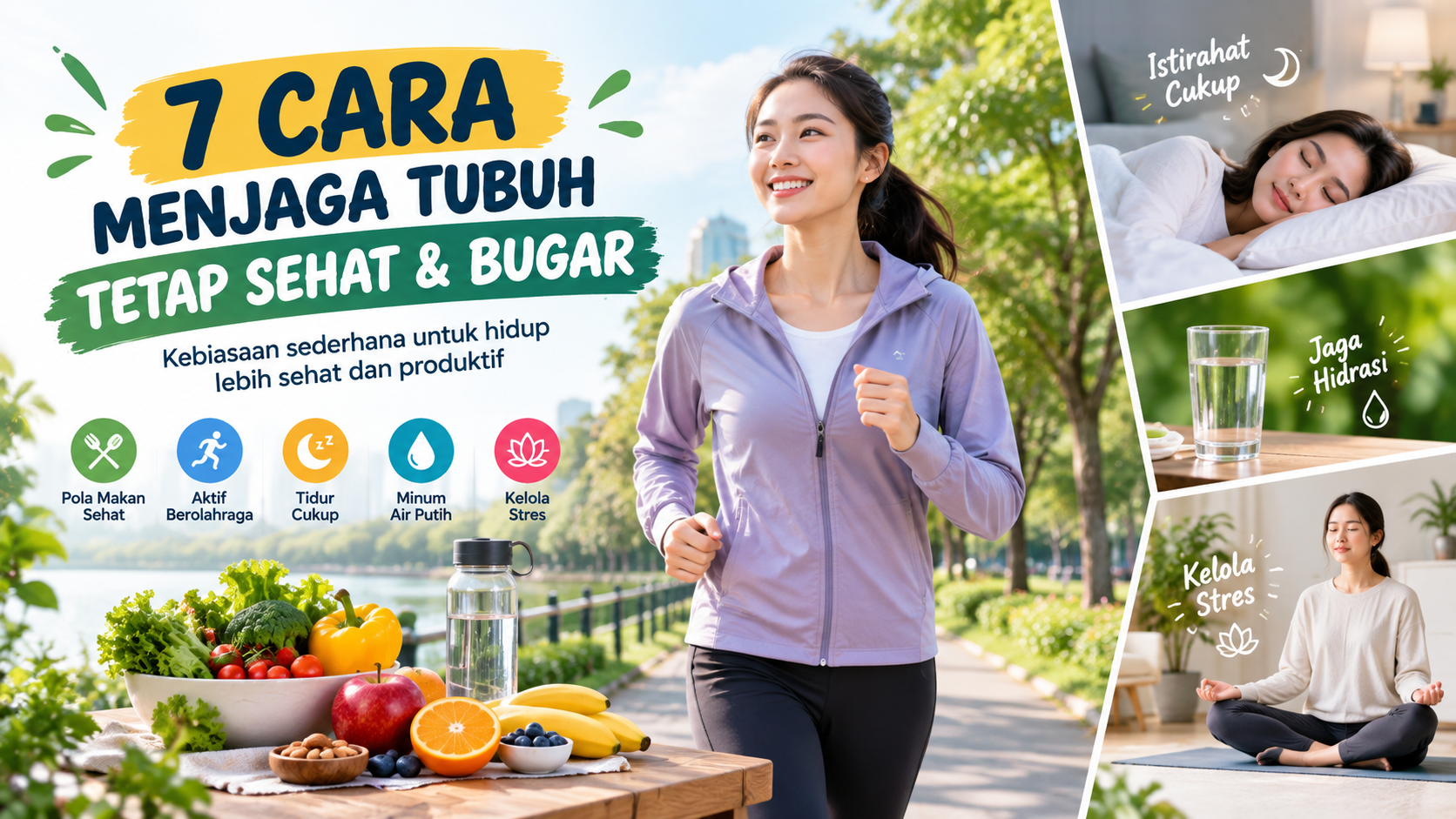 7 Cara Menjaga Tubuh Tetap Sehat dan Bugar Setiap Hari